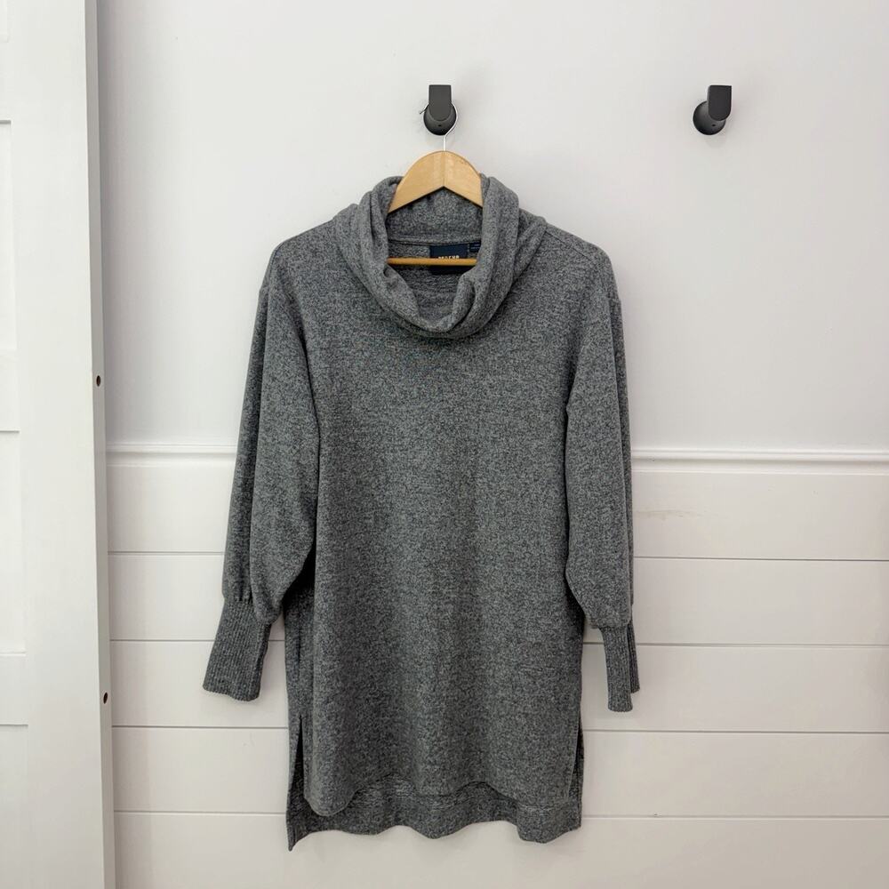 Anthropologie Maeve Cowl Neck Gray Oversized Sweater Size XS